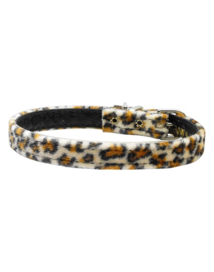 3/8" Plain Animal Print Collar Jaguar 10