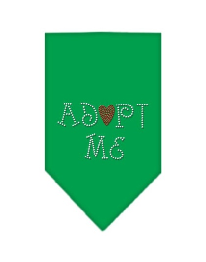 Adopt Me Rhinestone Bandana Emerald Green Large