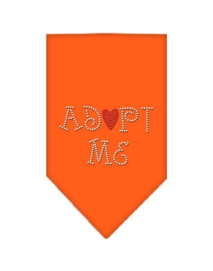 Adopt Me Rhinestone Bandana Orange Large