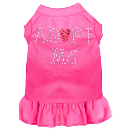 Adopt Me Rhinestone Dress Bright Pink 4X