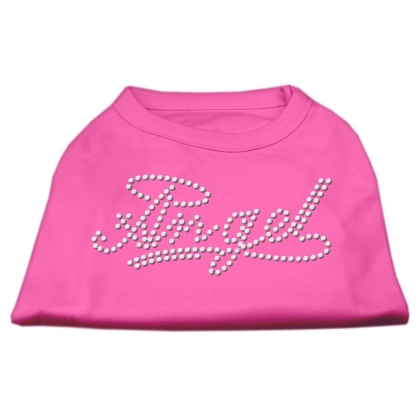 Angel Rhinestud Shirt Bright Pink L