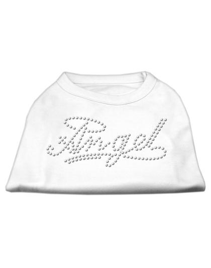 Angel Rhinestud Shirt White L