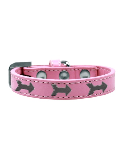 Arrows Widget Dog Collar Light Pink Size 10