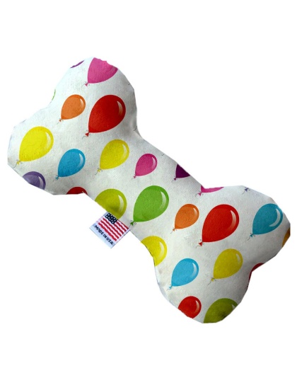 Balloons 10 inch Canvas Bone Dog Toy