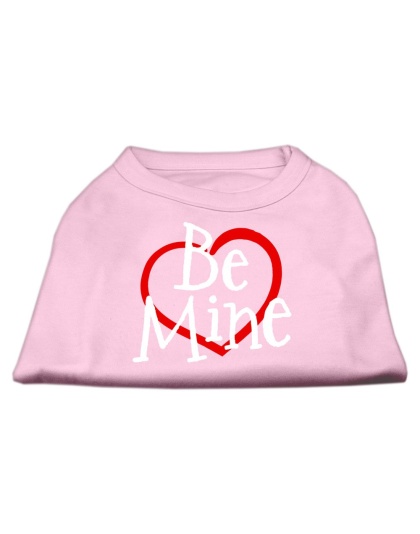 Be Mine Screen Print Shirt Light Pink Lg