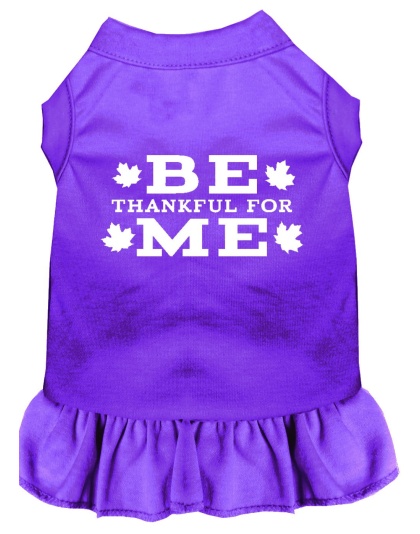 Be Thankful for Me Screen Print Dress Purple 4X (22)