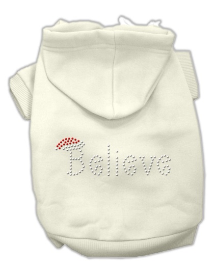 Believe Hoodies Cream L