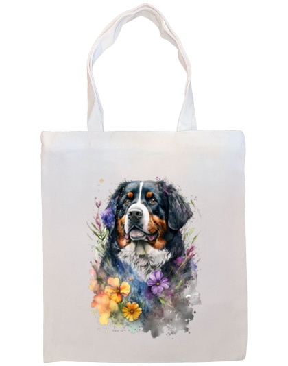 Bernese Mountain Dog Canvas Tote Bag Style1