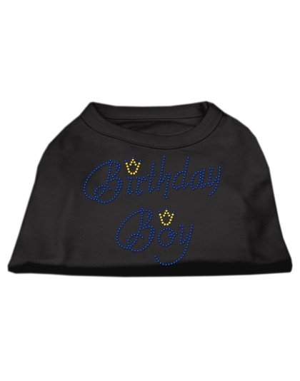 Birthday Boy Rhinestone Shirts Black L