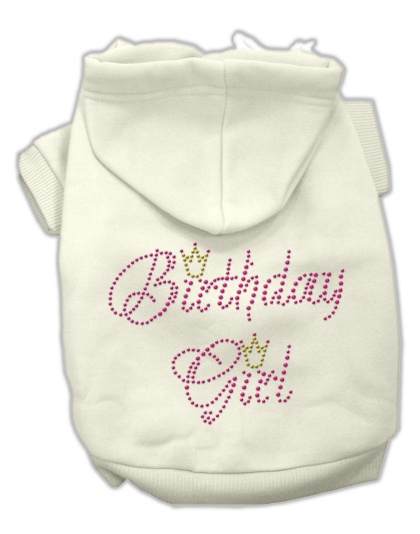 Birthday Girl Hoodies Cream L