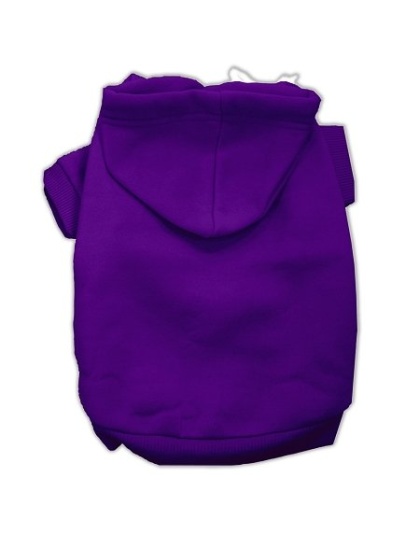 Blank Pet Hoodies Purple Size 4X