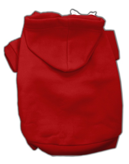 Blank Pet Hoodies Red 4X