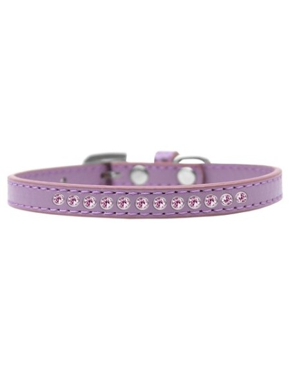 Bright Pink Crystal Size 10 Lavender Puppy Collar