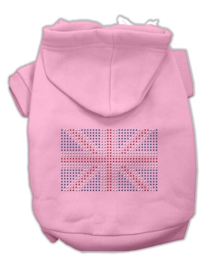 British Flag Hoodies Pink L