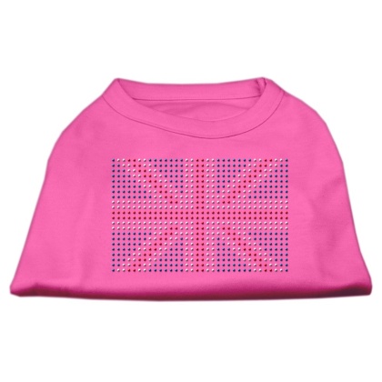 British Flag Shirts Bright Pink L