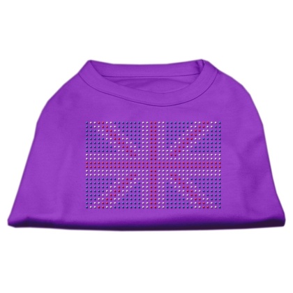 British Flag Shirts Purple L