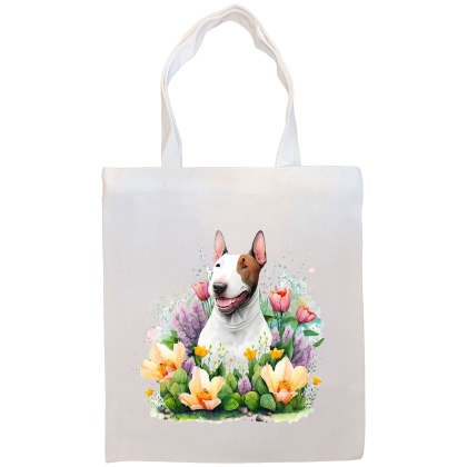 Bull Terrier Canvas Tote Bag Style1