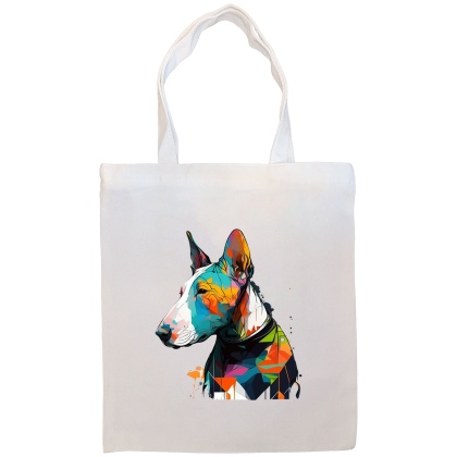 Bull Terrier Canvas Tote Bag Style3