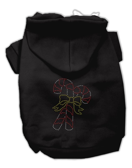 Candy Cane Hoodies Black L