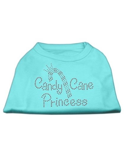 Candy Cane Princess Shirt Aqua L