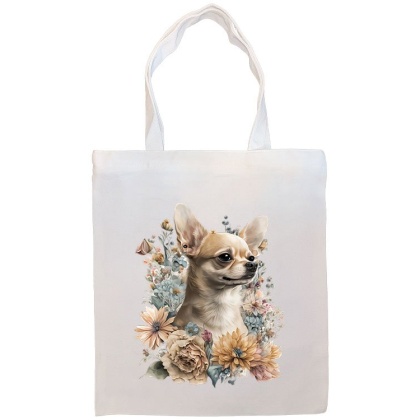 Chihuahua Canvas Tote Bag Style3