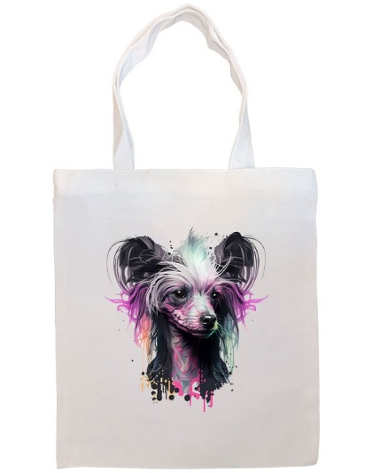 Chinese Crested Canvas Tote Bag Style1