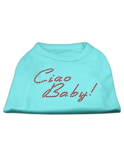 Ciao Baby Rhinestone Shirts Aqua L