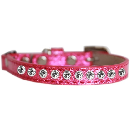 Clear Jewel Ice Cream Cat safety collar Pink Size 10