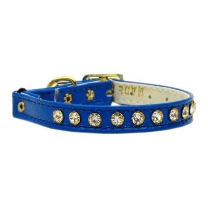 Crystal Cat Safety w/ Band Collar Blue 10