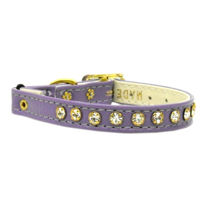 Crystal Cat Safety w/ Band Collar Purple 10