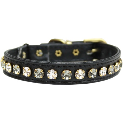 Deluxe Cat Collar Black Size 10