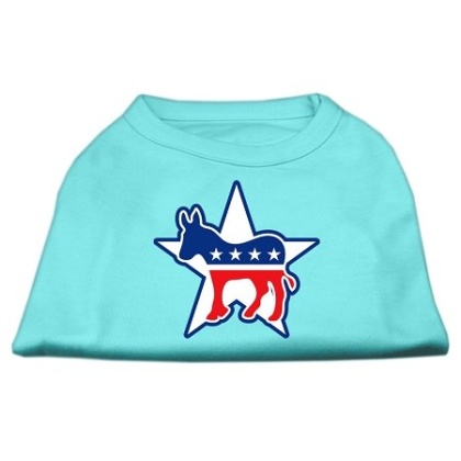 Democrat Screen Print Shirts Aqua L