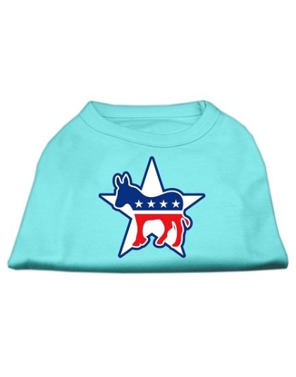 Democrat Screen Print Shirts Aqua L