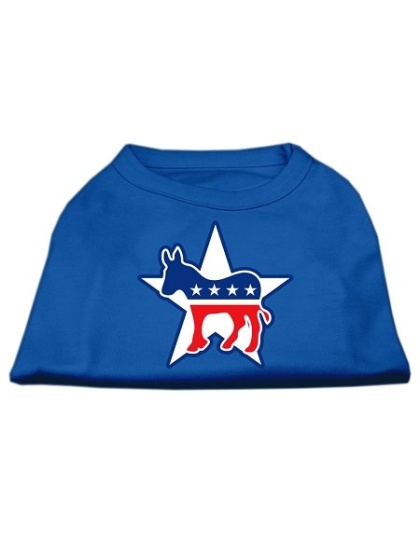 Democrat Screen Print Shirts Blue Lg