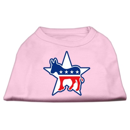 Democrat Screen Print Shirts Light Pink L