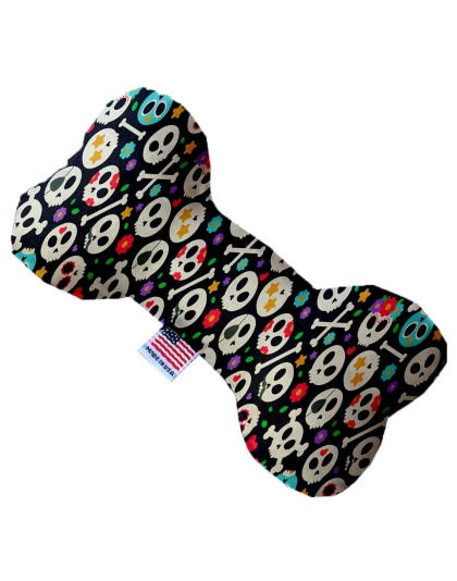 Dia de Los Muertos Skulls 10 Inch Bone Dog Toy