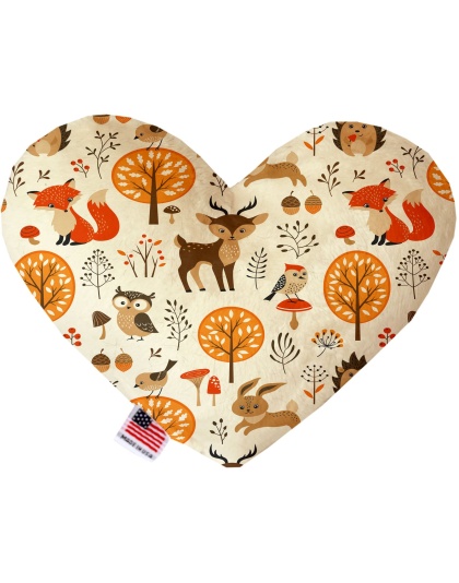 Fox and Friends 6 inch Canvas Heart Dog Toy