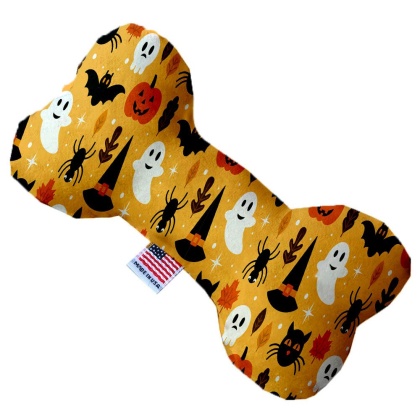 Happy Halloween 10 Inch Bone Dog Toy