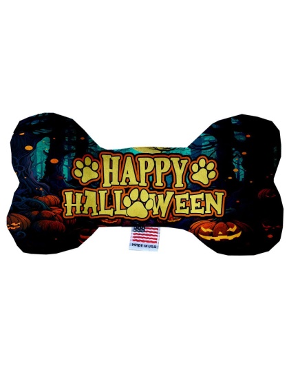 Haunted Happy Halloween 6 inch Bone Dog Toy