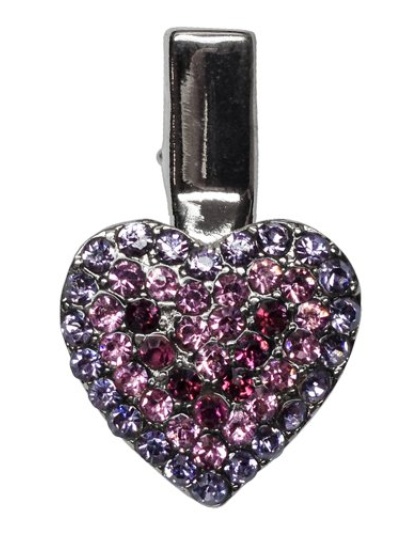 Heart Clip Purple