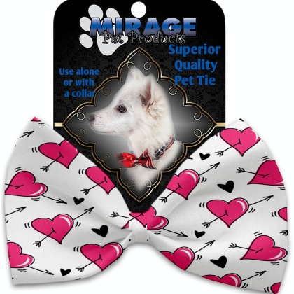 Hearts and Arrows Pet Bow Tie