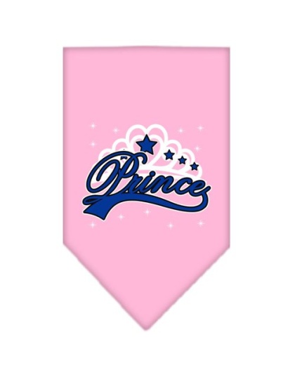 I'm a Prince Screen Print Bandana Light Pink Large