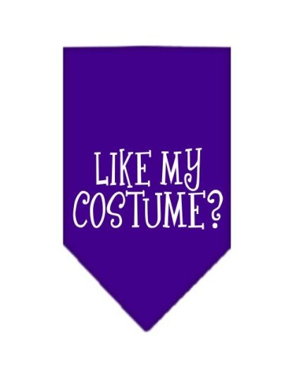 Like my costume? Screen Print Bandana Purple Large