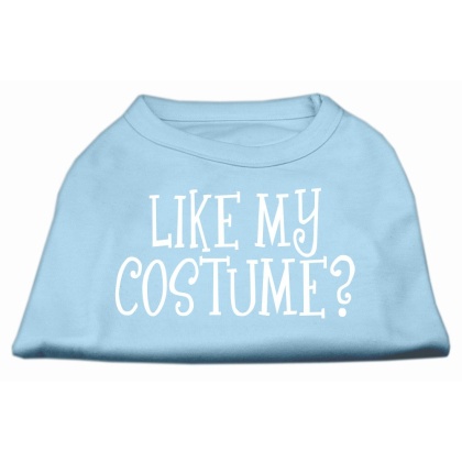 Like my costume? Screen Print Shirt Baby Blue L