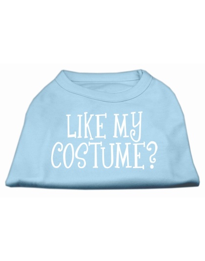 Like my costume? Screen Print Shirt Baby Blue L