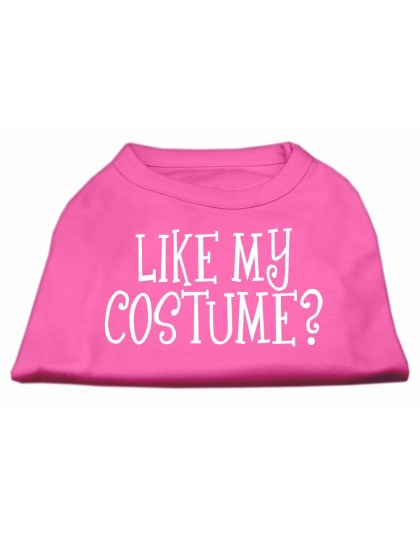 Like my costume? Screen Print Shirt Bright Pink L