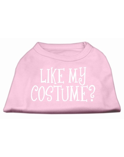 Like my costume? Screen Print Shirt Light Pink L