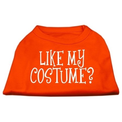 Like my costume? Screen Print Shirt Orange Lg