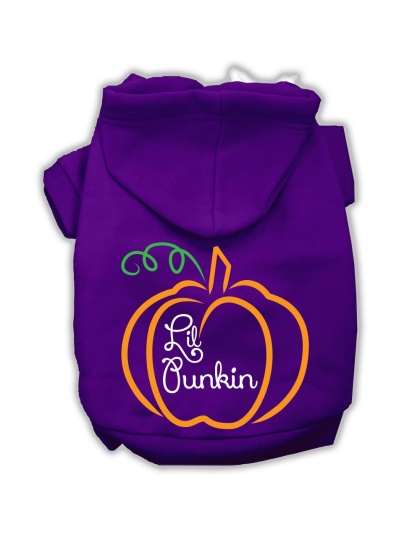 Lil Punkin Screenprint Hoodie Purple L