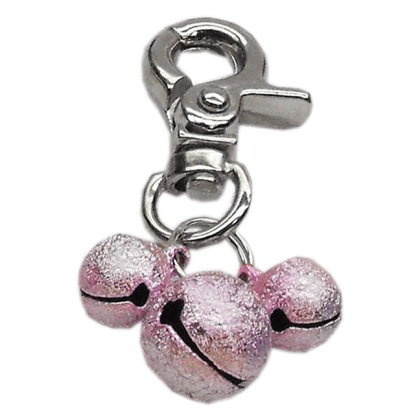 Lobster Claw Bell Charm Light Pink